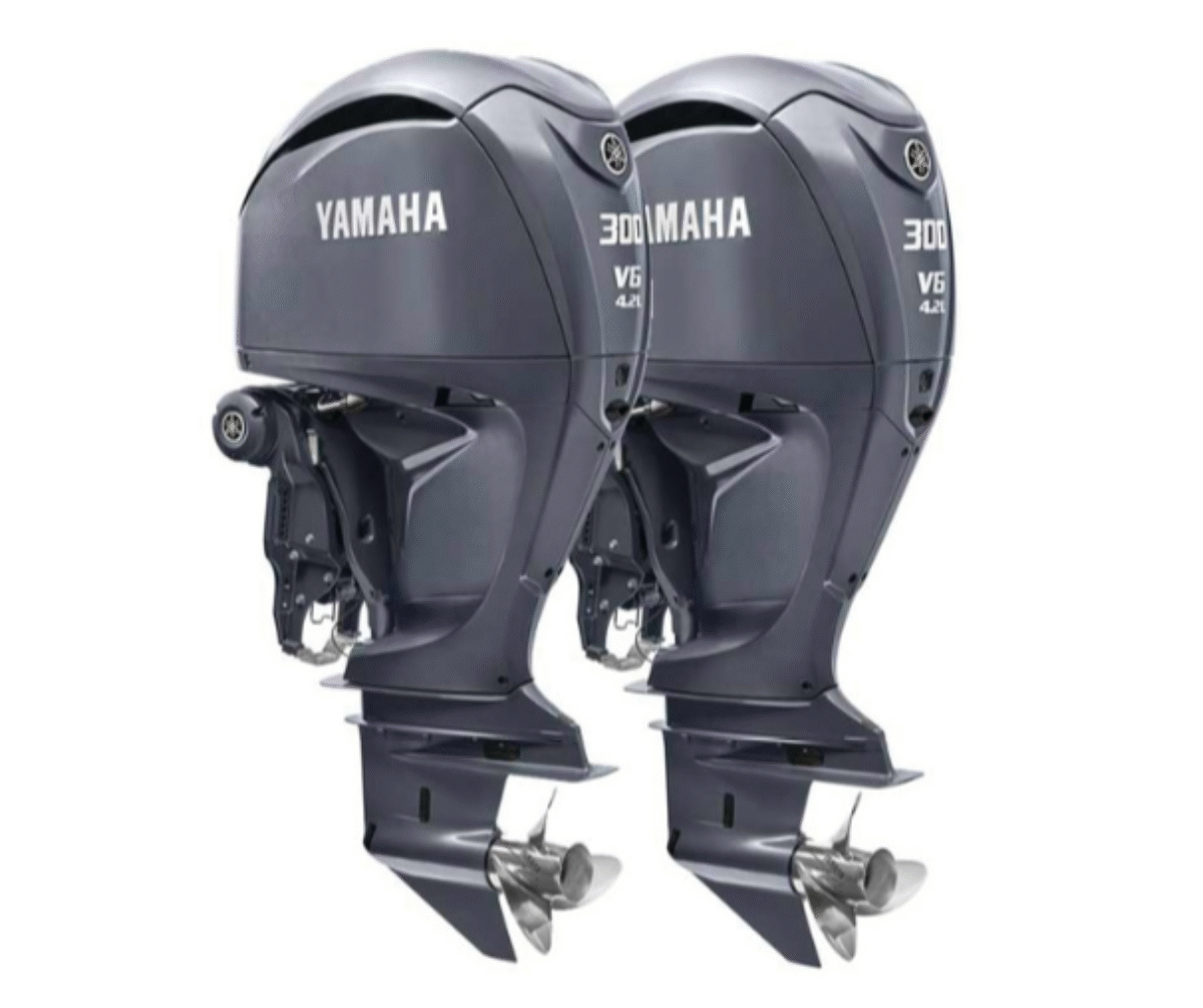 Twin Yamaha 300hp DEC Outboards | F300UCB & LF300UCB